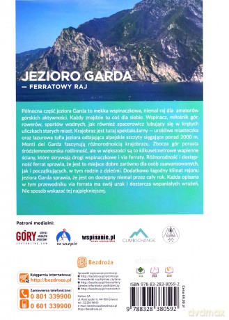 Najpiękniejsze ferraty Jezioro Garda - Pola Kryża, Dariusz Woźniczka [KSIĄŻKA]