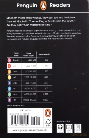 Penguin Readers Level 1: Macbeth - William Shakespeare [KSIĄŻKA]