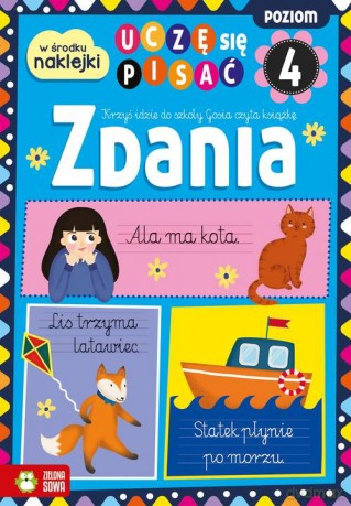 Uczę się pisać Zdania Poziom 4 - Magda Malicka [KSIĄŻKA]