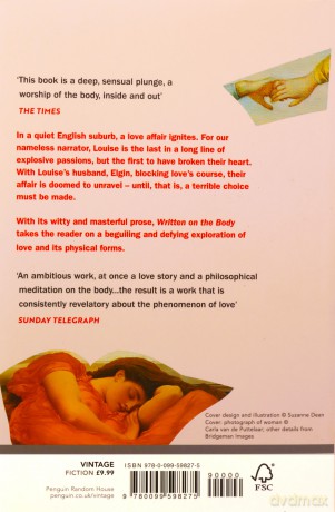 Written on the Body - Jeanette Winterson [KSIĄŻKA]