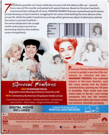 Mommie Dearest (Najdroższa mamusia) [Blu-Ray]
