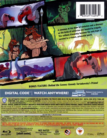 Genndy Tartakovsky's Primal Season 1 [2xBlu-Ray]