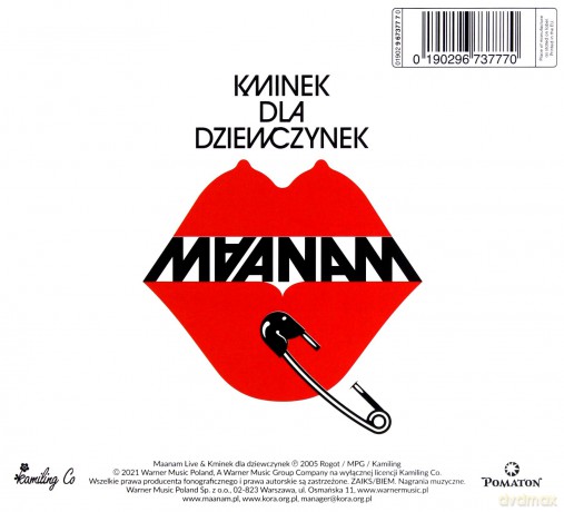 Maanam: Live / Kminek Dla Dziewczynek [CD]