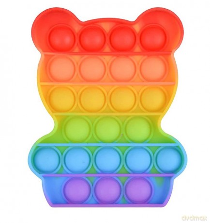 Antystresowa Sensoryczna Push Pop It Miś