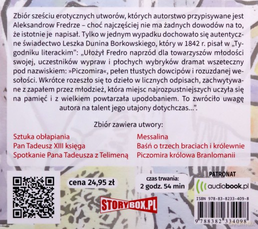 Bajki dla dorosłych - Aleksander Fredro [AUDIOBOOK]