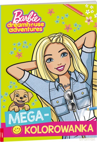 Barbie dreamhouse adventures Megakolorowanka KOL-1202 [KSIĄŻKA]