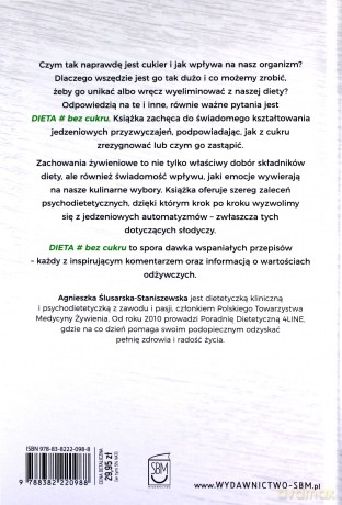Dieta #bez cukru - Agnieszka Ślusarska-Staniszewska [KSIĄŻKA]