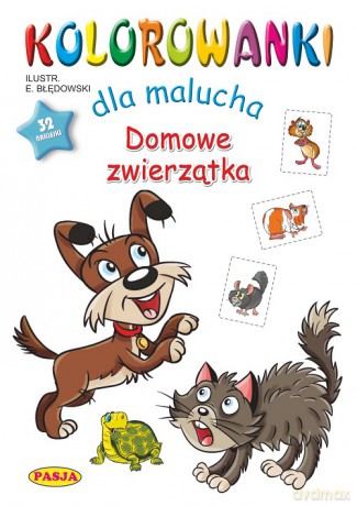 Domowe zwierzęta. Kolorowanki dla malucha - Ernest Błędowski [KSIĄŻKA]