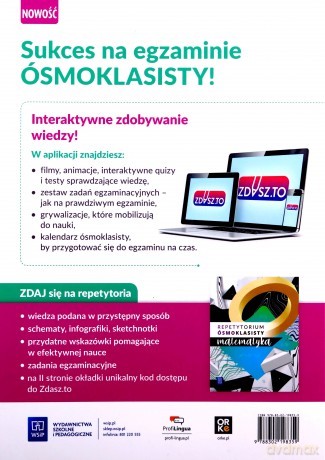 Egzamin ósmoklasisty matematyka arkusze i odpowiedzi szkoła podstawowa [KSIĄŻKA]