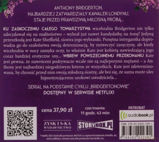 Ktoś mnie pokochał. Bridgertonowie (Tom 2) - Julia Quinn [AUDIOBOOK]