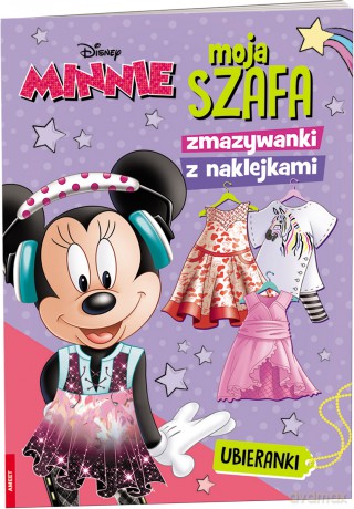 Minnie Moja szafa Zmazywanki z naklejkami SSN-9102 [KSIĄŻKA]