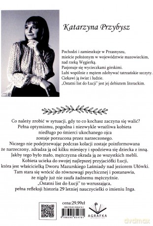 Ostatni list do Łucji - Katarzyna Przybysz [KSIĄŻKA]