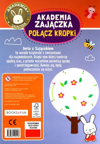 Połącz kropki. Akademia zajączka [KSIĄŻKA]