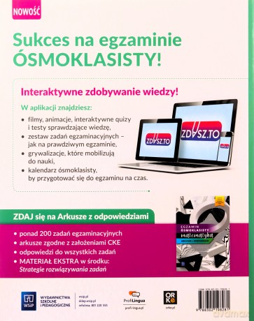 Repetytorium ósmoklasisty matematyka szkoła podstawowa - Edyta Warzecha, Zbigniew Góralewicz, Monika Strawa [KSIĄŻKA]