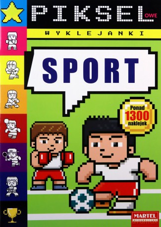 Sport. Pikselowe wyklejanki - Katarzyna Salamon, Adam Gdula [KSIĄŻKA]