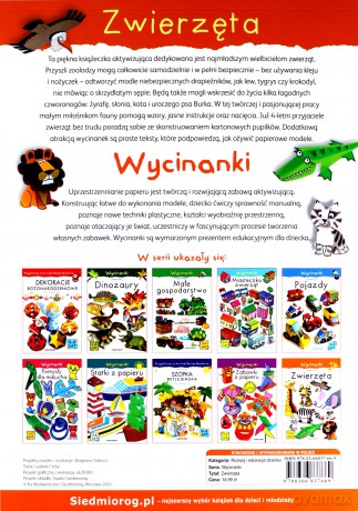 Wycinanki zwierzęta - Zbigniew Dobosz [KSIĄŻKA]