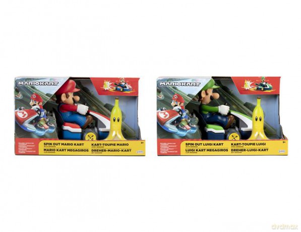 Super Mario Obracający się gokart