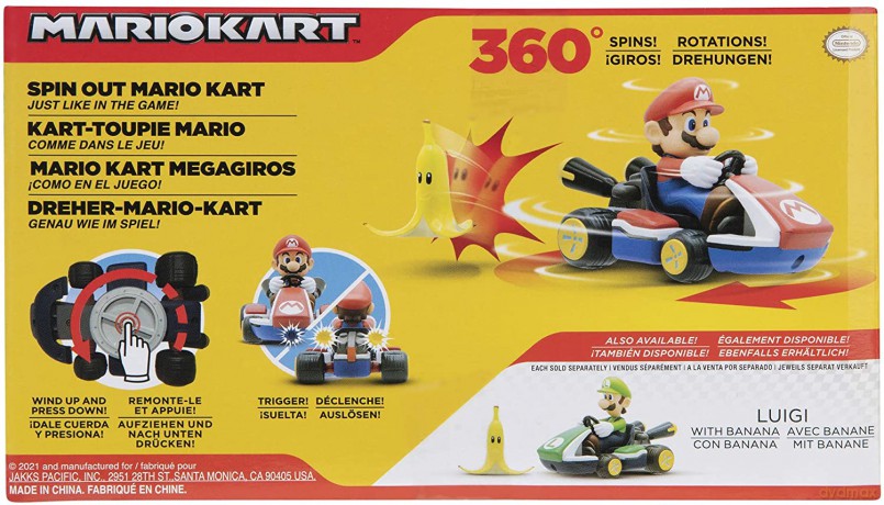 Super Mario Obracający się gokart