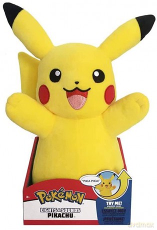 Pokemon Interaktywny pluszowy Pikachu