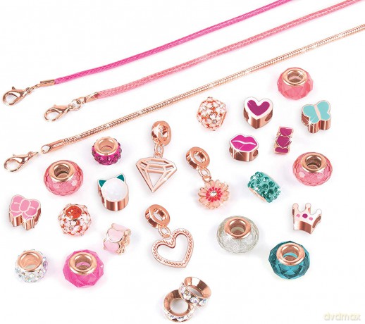 Make it Real Zestaw do tworzenia bransoletek Halo Charms Think Pink