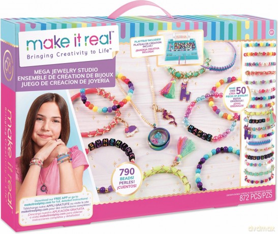 Make it Real Zestaw do tworzenia bransoletek Mega Jewelry Studio