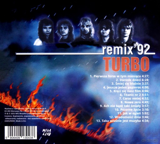 Turbo: Remix'92 [CD]