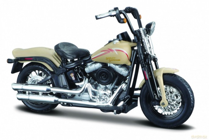 HD 2008 FLSTSB Cross Bones 1/18 Beżowy