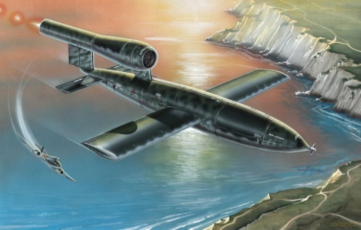 Model plastikowy Fieseler Fi103 V-1