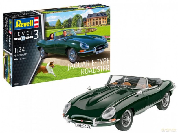 Model plastikowy Jaguar E-Type Roadster