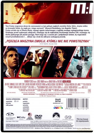 Mission: Impossible [DVD]