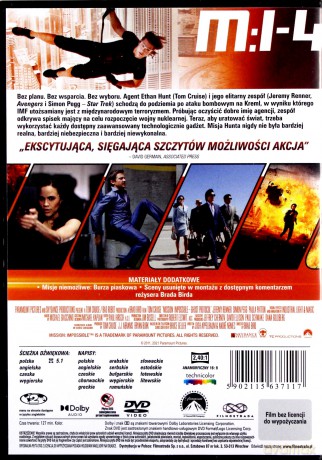 Mission: Impossible 4 - Ghost Protocol [DVD]
