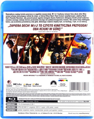 Mission: Impossible 2 [Blu-Ray]