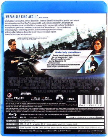Jack Ryan: Teoria chaosu [Blu-Ray]