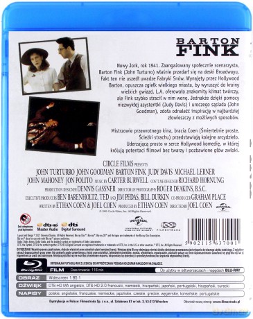 Barton Fink (Platinum Collection) [Blu-Ray]