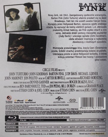 Barton Fink (Platinum Collection) [Blu-Ray]