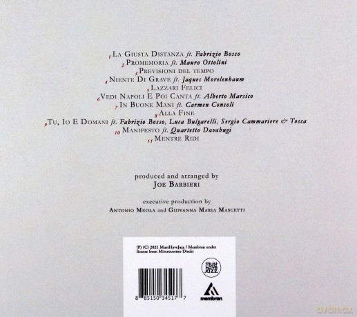 Joe Barbieri: Tratto Da Una Storia Vera (digipack) [CD]
