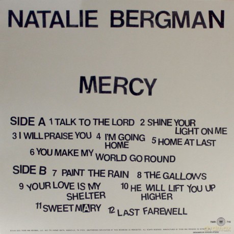 Natalie Bergman: Mercy (Blue) [Winyl]