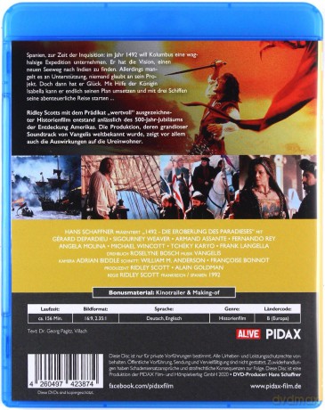 1492: Conquest of Paradise (1492 - Wyprawa do raju) [Blu-Ray]