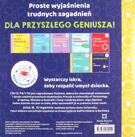 Astrofizyka dla maluchów. Uniwersytet malucha - Chris Ferrie, Julia Kregenow [KSIĄŻKA]