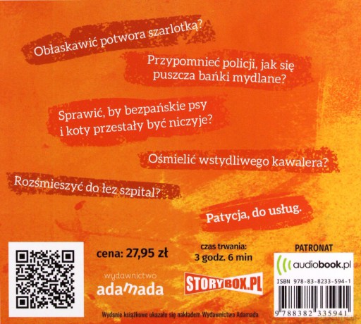 Na pomoc, Patycjo! - Agnieszka Urbańska [AUDIOBOOK]