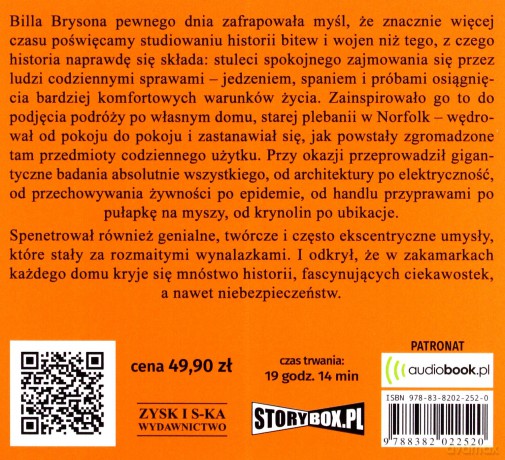 W domu. Krótka historia rzeczy codziennego użytku - Bill Bryson [AUDIOBOOK]