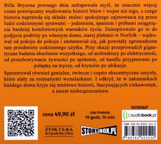 W domu. Krótka historia rzeczy codziennego użytku - Bill Bryson [AUDIOBOOK]