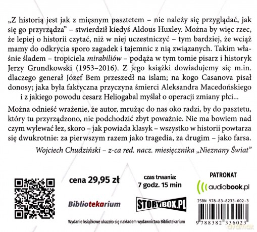Zagadki i tajemnice. Historia odkrywana na nowo - Jerzy Grundkowski [AUDIOBOOK]