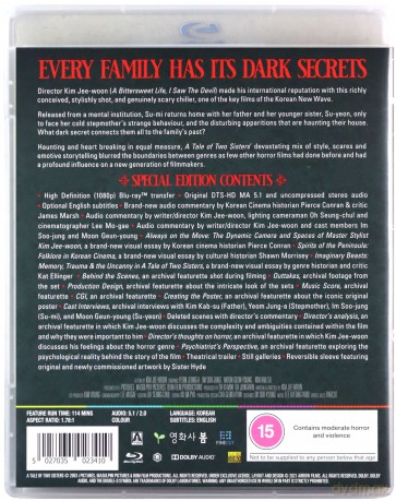 A Tale of Two Sisters (Opowieść o dwóch siostrach) [Blu-Ray]