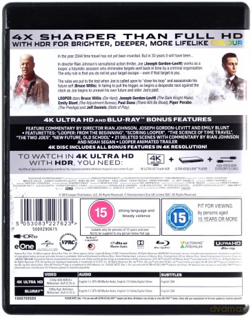 Looper (Looper - Pętla czasu) [Blu-Ray 4K]+[Blu-Ray]
