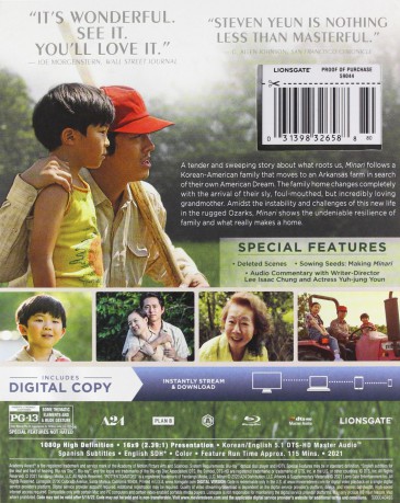 Minari [Blu-Ray]