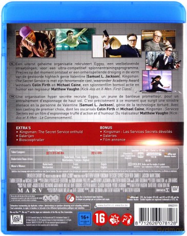 Kingsman: The Secret Service (Kingsman: Tajne służby) [Blu-Ray]
