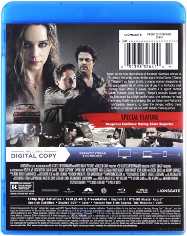 Above Suspicion (Poza podejrzeniem) [Blu-Ray]