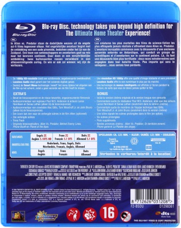 AVP: Alien vs. Predator (Obcy kontra Predator) [Blu-Ray]