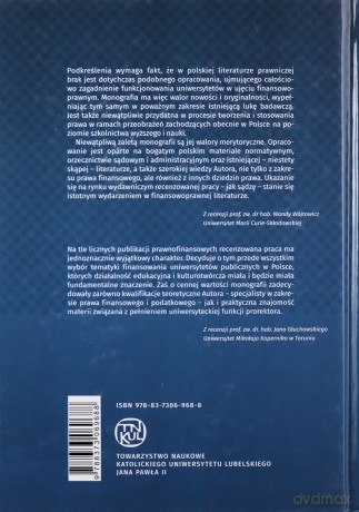 Finansowoprawne uwarunkowania działalności uniwersytetów publicznych w Polsce - Paweł Smoleń [KSIĄŻKA]